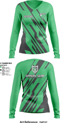 Effect Motorsport 20131501 Women's Long Sleeve V-neck Shirt - 1
