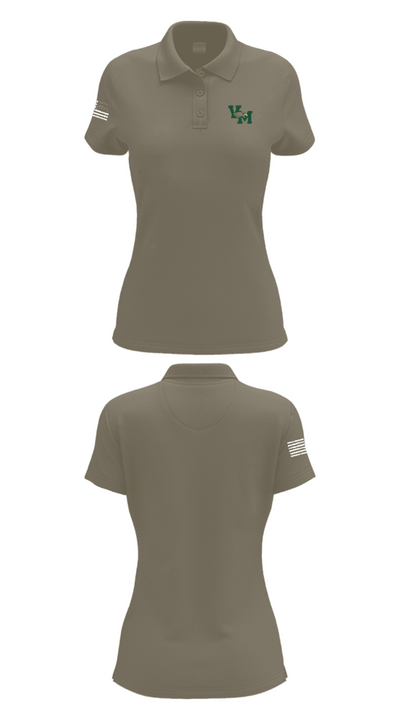 Valley Mills High School Cross Country 52833130 Women's Short Sleeve Performance Polo  - 34