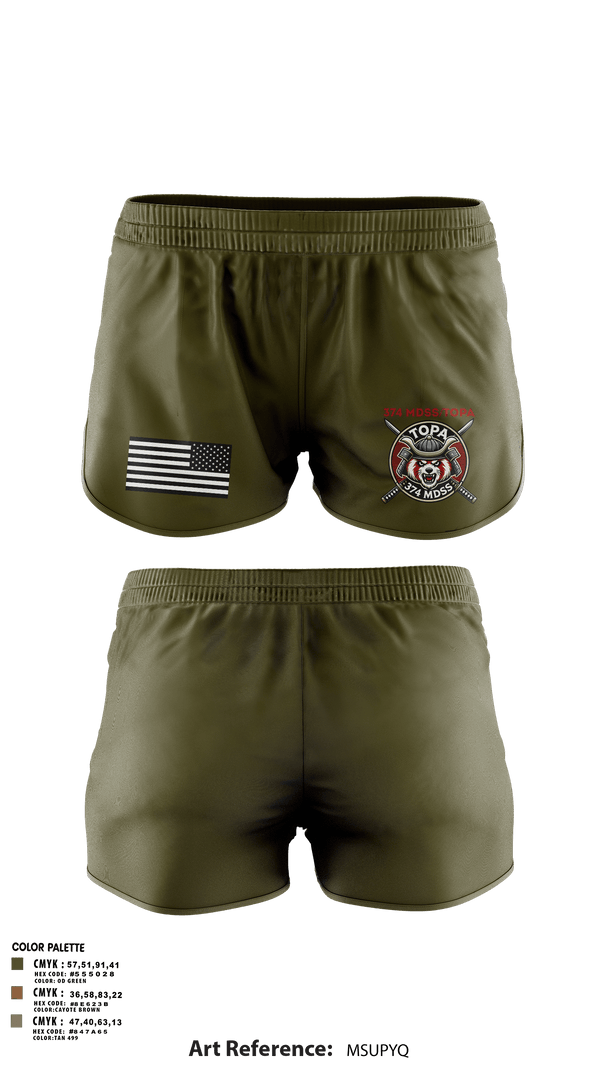 Ranger Panties, 374 MDSS/TOPA, Air Force, Teamtime, Team time, sublimation, custom sports apparel, team uniforms, spirit wear, spiritwear, sports uniforms, custom shirts, team store, custom team store, fundraiser sports, apparel fundraiser