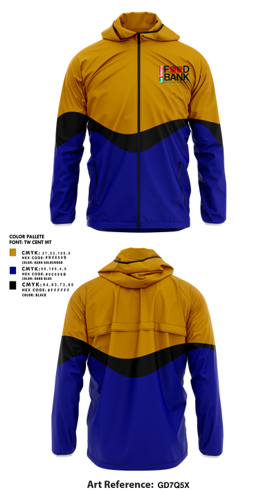 San Antonio Food Bank 95810759 Windbreaker - 1