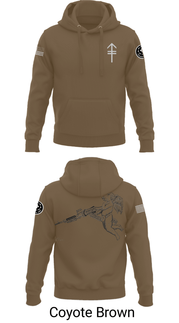 Hoodie, 2/2 3rd PLT Weapon SquadE TRP 3RD PLT WEAPONS SQUAD, Army, Teamtime, Team time, sublimation, custom sports apparel, team uniforms, spirit wear, spiritwear, sports uniforms, custom shirts, team store, custom team store, fundraiser sports, apparel fundraiser