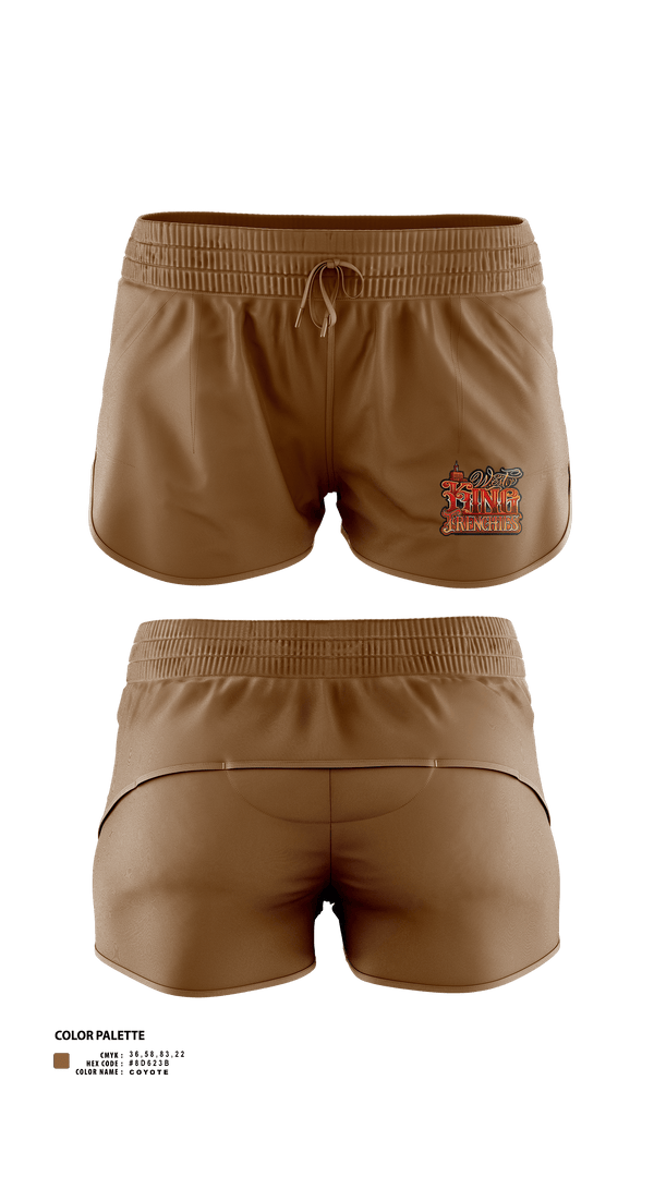 Womens Shorts, West king frenchies, , Teamtime, Team time, sublimation, custom sports apparel, team uniforms, spirit wear, spiritwear, sports uniforms, custom shirts, team store, custom team store, fundraiser sports, apparel fundraiser