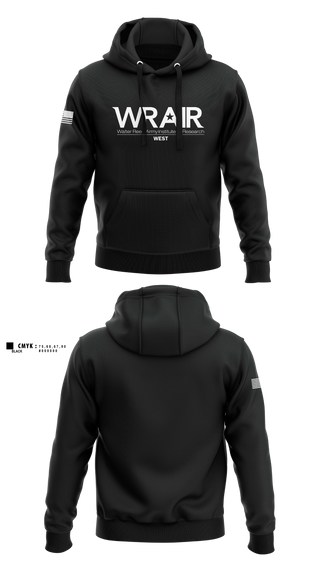 Hoodie, Walter Reed Army Institute of Research - West, , Teamtime, Team time, sublimation, custom sports apparel, team uniforms, spirit wear, spiritwear, sports uniforms, custom shirts, team store, custom team store, fundraiser sports, apparel fundraiser
