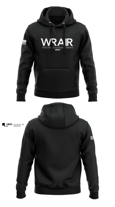 Walter Reed Army Institute of Research - West 71729824 Hoodie - 5