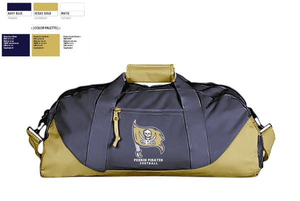 Duffle Bag, Perrin Pirates, Football, Teamtime, Team time, sublimation, custom sports apparel, team uniforms, spirit wear, spiritwear, sports uniforms, custom shirts, team store, custom team store, fundraiser sports, apparel fundraiser