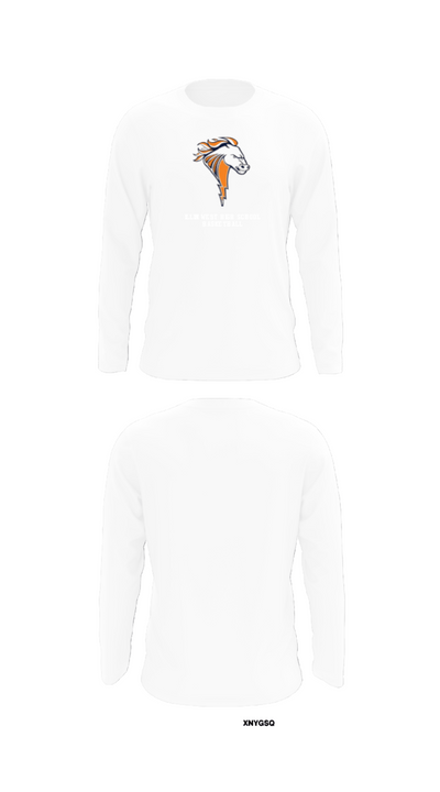Illini West High School Basketball 62071600 Long Sleeve Performance Shirt - 8
