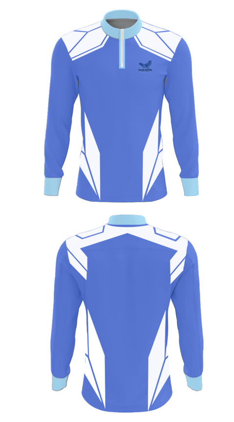Quarter Zip Jacket, Wilmer-Hutchins High School Tennis, Tennis, Teamtime, Team time, sublimation, custom sports apparel, team uniforms, spirit wear, spiritwear, sports uniforms, custom shirts, team store, custom team store, fundraiser sports, apparel fundraiser