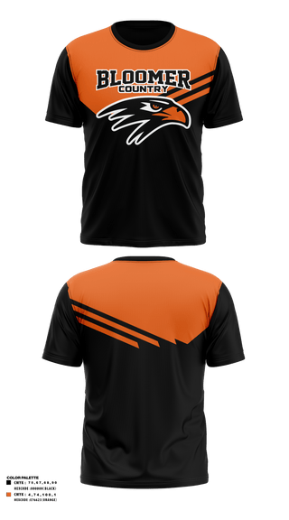 Old School Cotton Feel Shirt, Bloomer High School Cross Country, Cross Country, Teamtime, Team time, sublimation, custom sports apparel, team uniforms, spirit wear, spiritwear, sports uniforms, custom shirts, team store, custom team store, fundraiser sports, apparel fundraiser