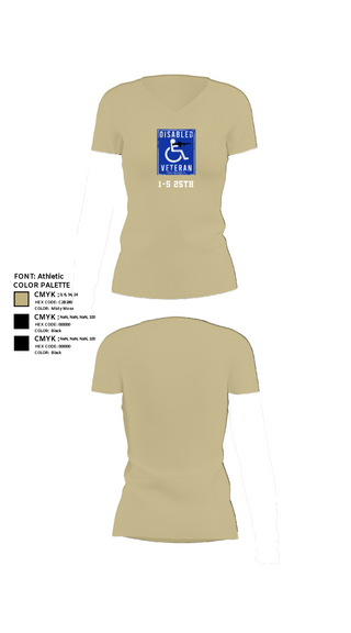 Womens Short Sleeve Vneck Shirt, 1-5 25th, Army, Teamtime, Team time, sublimation, custom sports apparel, team uniforms, spirit wear, spiritwear, sports uniforms, custom shirts, team store, custom team store, fundraiser sports, apparel fundraiser