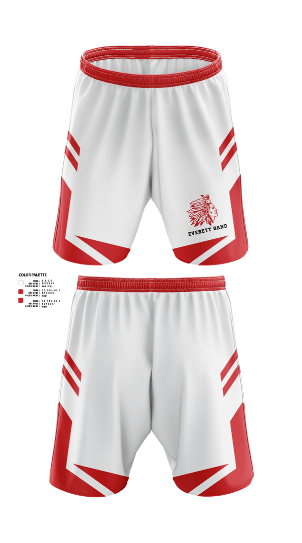 Athletic Shorts With Pockets, Everett High School Band, Spirit Store, Teamtime, Team time, sublimation, custom sports apparel, team uniforms, spirit wear, spiritwear, sports uniforms, custom shirts, team store, custom team store, fundraiser sports, apparel fundraiser