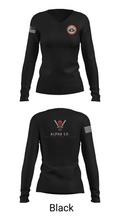 FAST 38169751 Women's Long Sleeve V-neck Shirt - 37