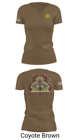 Womens Short Sleeve Vneck Shirt, BTRY-B 1/188th, National Guard, Teamtime, Team time, sublimation, custom sports apparel, team uniforms, spirit wear, spiritwear, sports uniforms, custom shirts, team store, custom team store, fundraiser sports, apparel fundraiser