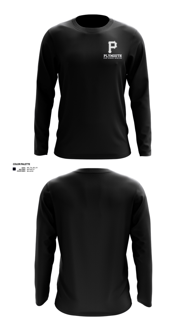 Long Sleeve Performance Shirt, Plymouth Bowling, Bowling, Teamtime, Team time, sublimation, custom sports apparel, team uniforms, spirit wear, spiritwear, sports uniforms, custom shirts, team store, custom team store, fundraiser sports, apparel fundraiser