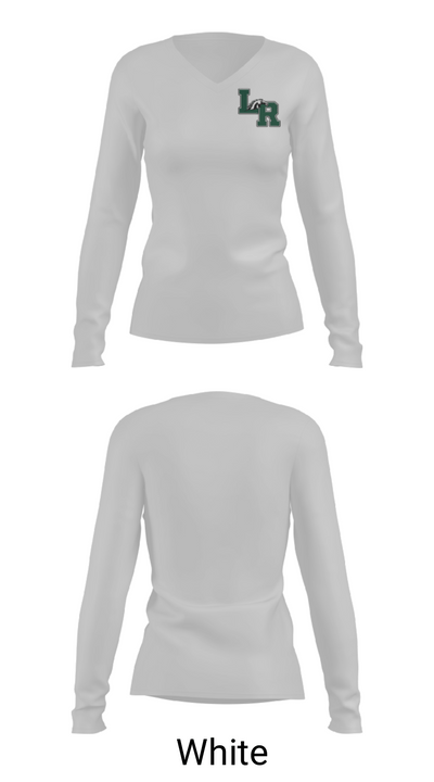 Lakewood Ranch High School Track 96195499 Women's Long Sleeve V-neck Shirt - 6