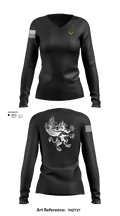 3rd Platoon Gryphons 20290567 Women's Long Sleeve V-neck Shirt - 1