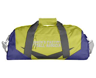 Duffle Bag, Women's Fastpitch Softball Association, Softball, Teamtime, Team time, sublimation, custom sports apparel, team uniforms, spirit wear, spiritwear, sports uniforms, custom shirts, team store, custom team store, fundraiser sports, apparel fundraiser