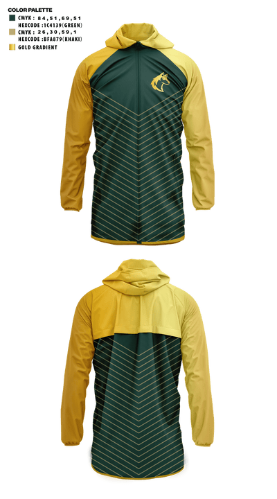 Hope Christian High School Cross Country 81159101 Windbreaker - 41