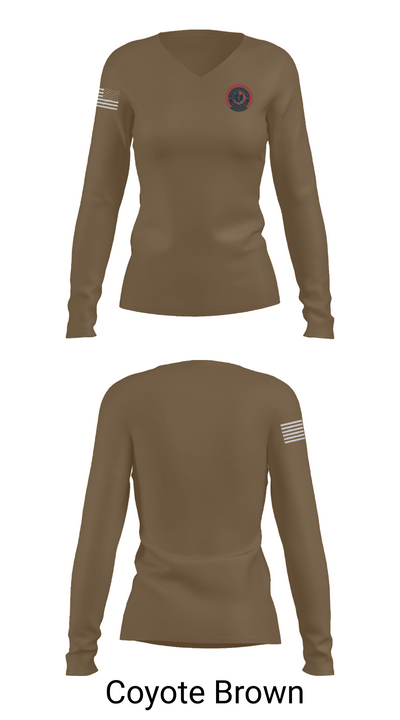Springfield Township 44749704 Women's Long Sleeve V-neck Shirt -1 17