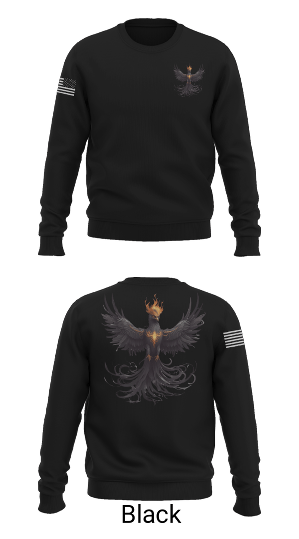 Crew Neck Sweatshirt, Phantom Phoenix, , Teamtime, Team time, sublimation, custom sports apparel, team uniforms, spirit wear, spiritwear, sports uniforms, custom shirts, team store, custom team store, fundraiser sports, apparel fundraiser