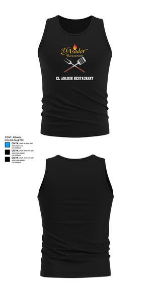 Tank Top, El Asador Restaurant, , Teamtime, Team time, sublimation, custom sports apparel, team uniforms, spirit wear, spiritwear, sports uniforms, custom shirts, team store, custom team store, fundraiser sports, apparel fundraiser