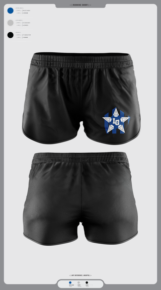 Womens Shorts, LaGrange Grangers, Men's Soccer, Teamtime, Team time, sublimation, custom sports apparel, team uniforms, spirit wear, spiritwear, sports uniforms, custom shirts, team store, custom team store, fundraiser sports, apparel fundraiser