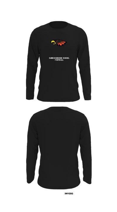 Sanderson High School Football 70828443 Long Sleeve Performance Shirt - 27