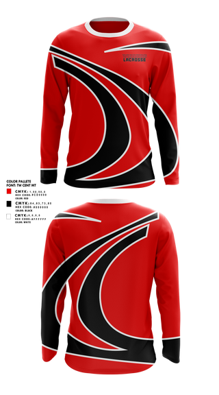 Long Sleeve Performance Shirt, Woodland Warriors Lacrosse, Men's Lacrosse, Teamtime, Team time, sublimation, custom sports apparel, team uniforms, spirit wear, spiritwear, sports uniforms, custom shirts, team store, custom team store, fundraiser sports, apparel fundraiser