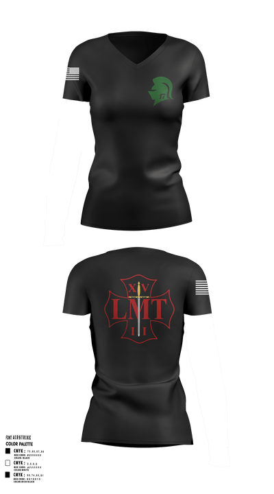 Lasd Lomita 1516490 Women's Short Sleeve V-neck Shirt - 121