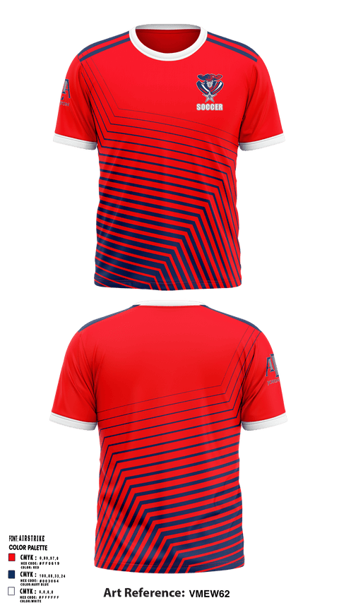 Short Sleeve Performance Shirt, American Leadership Academy - Johnston Soccer, Men's Soccer, Teamtime, Team time, sublimation, custom sports apparel, team uniforms, spirit wear, spiritwear, sports uniforms, custom shirts, team store, custom team store, fundraiser sports, apparel fundraiser