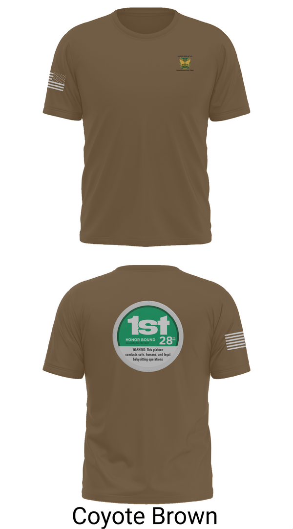 Short Sleeve Performance Shirt, 28th MP Company, National Guard, Teamtime, Team time, sublimation, custom sports apparel, team uniforms, spirit wear, spiritwear, sports uniforms, custom shirts, team store, custom team store, fundraiser sports, apparel fundraiser