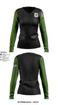 Peoples Protection Agency, LLC 33434129 Women's Long Sleeve V-neck Shirt - 5