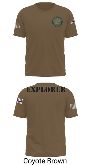 Old School Cotton Feel Shirt, BSO Explorers, Police, Teamtime, Team time, sublimation, custom sports apparel, team uniforms, spirit wear, spiritwear, sports uniforms, custom shirts, team store, custom team store, fundraiser sports, apparel fundraiser
