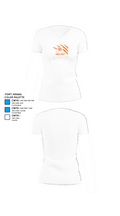 Smokey Road Middle School Basketball 30516748 Women's Short Sleeve V-neck Shirt - 18