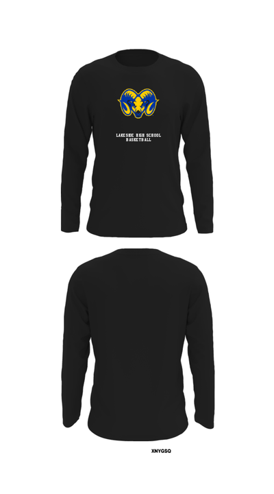 Lakeside High School Basketball 7713831 Long Sleeve Performance Shirt - 27