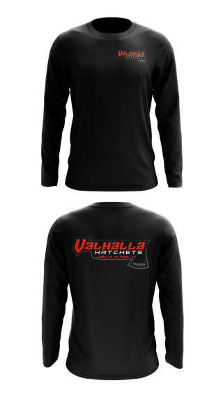 Long Sleeve Performance Shirt, Valhalla Hatchets, , Teamtime, Team time, sublimation, custom sports apparel, team uniforms, spirit wear, spiritwear, sports uniforms, custom shirts, team store, custom team store, fundraiser sports, apparel fundraiser