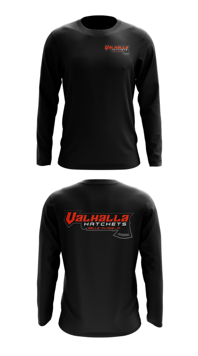 Valhalla Hatchets 4835983 Long Sleeve Performance Shirt 41