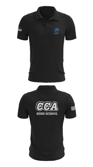 Short Sleeve Performance Polo, Clear Creek-Amana High School Cheer, Cheer, Teamtime, Team time, sublimation, custom sports apparel, team uniforms, spirit wear, spiritwear, sports uniforms, custom shirts, team store, custom team store, fundraiser sports, apparel fundraiser