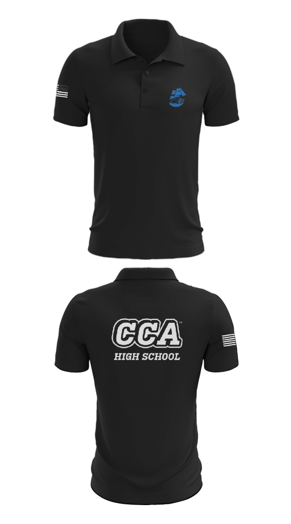 Short Sleeve Performance Polo, Clear Creek-Amana High School Cheer, Cheer, Teamtime, Team time, sublimation, custom sports apparel, team uniforms, spirit wear, spiritwear, sports uniforms, custom shirts, team store, custom team store, fundraiser sports, apparel fundraiser