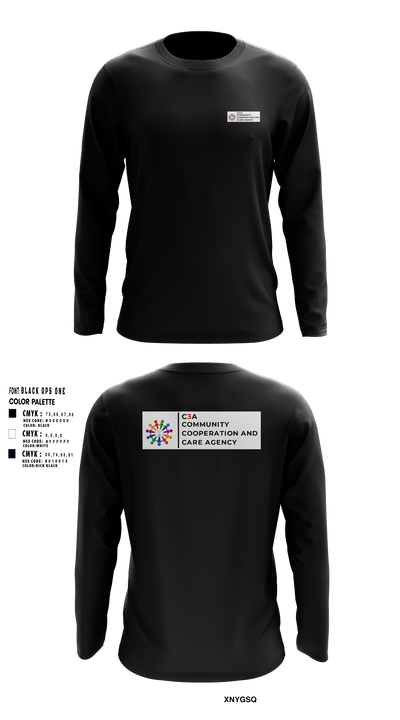 C3A Community Cooperation and Care Agency 5588349 Long Sleeve Performance Shirt - 2