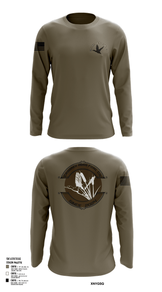 Long Sleeve Performance Shirt, Crooked Wing Fowl Co., , Teamtime, Team time, sublimation, custom sports apparel, team uniforms, spirit wear, spiritwear, sports uniforms, custom shirts, team store, custom team store, fundraiser sports, apparel fundraiser