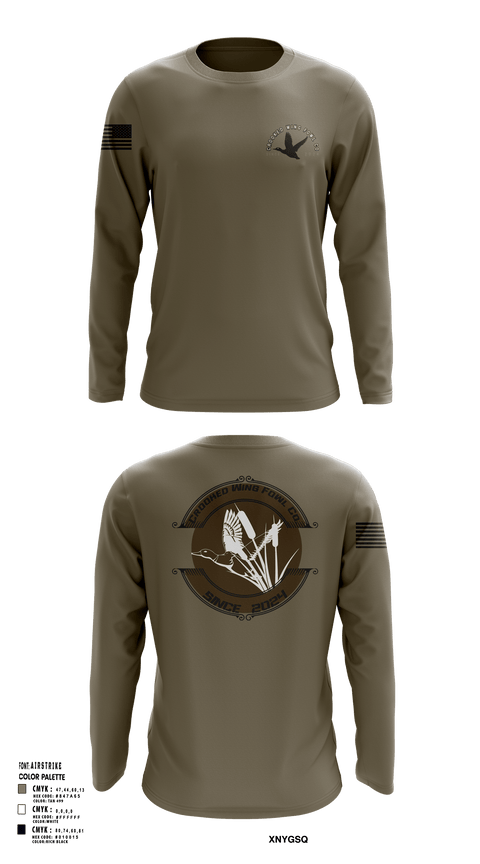 Long Sleeve Performance Shirt, Crooked Wing Fowl Co., , Teamtime, Team time, sublimation, custom sports apparel, team uniforms, spirit wear, spiritwear, sports uniforms, custom shirts, team store, custom team store, fundraiser sports, apparel fundraiser