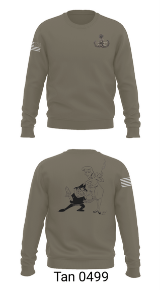 Crew Neck Sweatshirt, 18th EOD Det, Army, Teamtime, Team time, sublimation, custom sports apparel, team uniforms, spirit wear, spiritwear, sports uniforms, custom shirts, team store, custom team store, fundraiser sports, apparel fundraiser