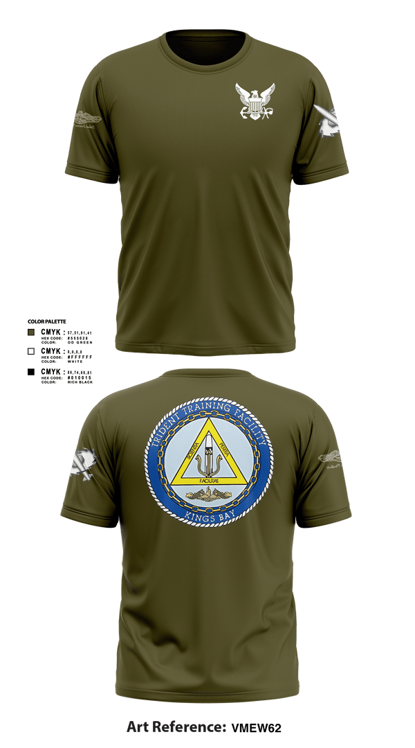 Short Sleeve Performance Shirt, TRIDENT TRAINING FACILITY, Navy, Teamtime, Team time, sublimation, custom sports apparel, team uniforms, spirit wear, spiritwear, sports uniforms, custom shirts, team store, custom team store, fundraiser sports, apparel fundraiser