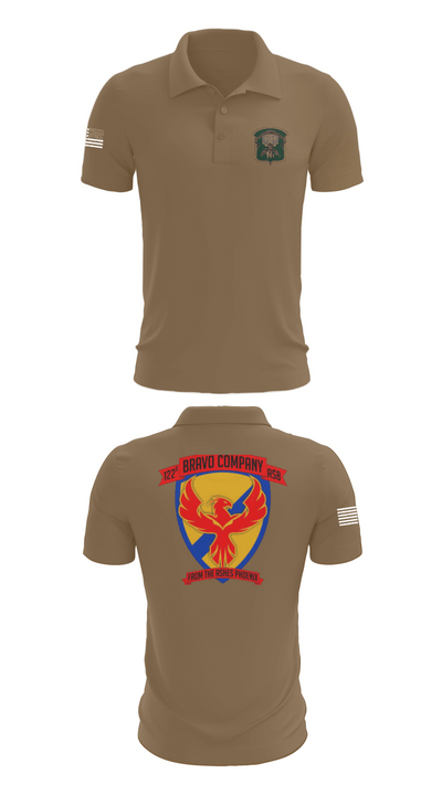 B-Co 122 ASB 42840392 Short Sleeve Performance Polo - 7