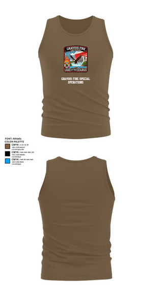 Tank Top, Gravois Fire Special Operations, Fire Department, Teamtime, Team time, sublimation, custom sports apparel, team uniforms, spirit wear, spiritwear, sports uniforms, custom shirts, team store, custom team store, fundraiser sports, apparel fundraiser