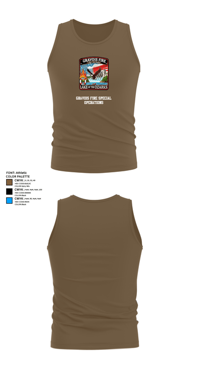 Gravois Fire Special Operations 80045989 Tank Top - 19