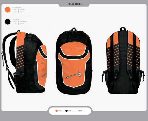 Gear Bag, Hyacks Football, Football, Teamtime, Team time, sublimation, custom sports apparel, team uniforms, spirit wear, spiritwear, sports uniforms, custom shirts, team store, custom team store, fundraiser sports, apparel fundraiser