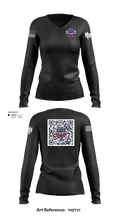 Muscle Maker Academy 31935817 Women's Long Sleeve V-neck Shirt - 40