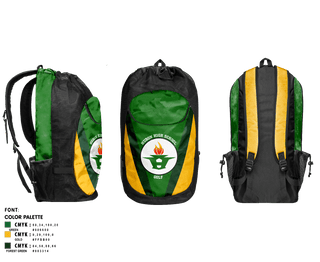 Gear Bag, Huron High School Golf, Golf, Teamtime, Team time, sublimation, custom sports apparel, team uniforms, spirit wear, spiritwear, sports uniforms, custom shirts, team store, custom team store, fundraiser sports, apparel fundraiser