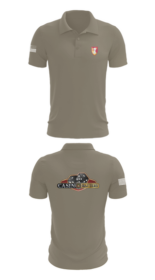 Short Sleeve Performance Polo, Charlie Battery, 1st Battalion 1st Air Defense Artillery Regiment, , Teamtime, Team time, sublimation, custom sports apparel, team uniforms, spirit wear, spiritwear, sports uniforms, custom shirts, team store, custom team store, fundraiser sports, apparel fundraiser